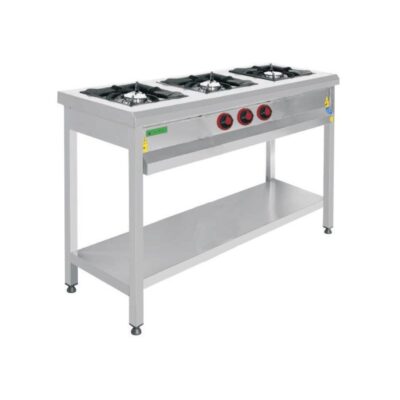 Cocina Gas 3 Fuegos con Mueble SKC-STROG-1460
