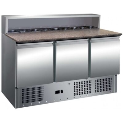 Mesa Refrigerada Preparación de Pizzas 3 Puertas PS903