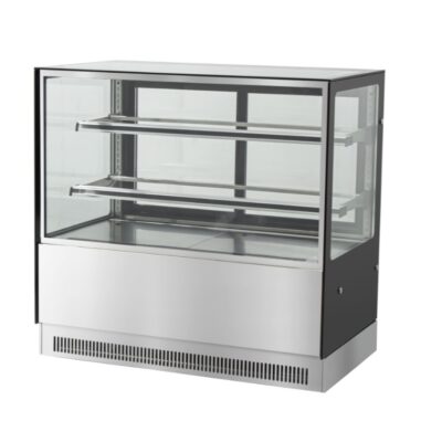 Vitrina Expositora Pastelería 150cm 2 Estantes SGN-1500-RF2