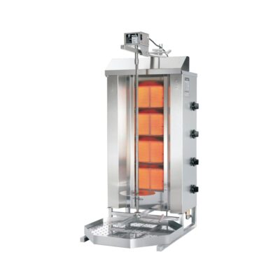 Asador de Kebab Potis a Gas con 4 Quemadores GD4