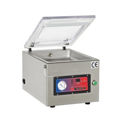 Envasadora al Vacío Industrial con Barra de Sellado 26 cm – Sobremesa 400W GF26E