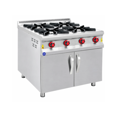 Cocina Industrial Gas 4 Fuegos con Mueble